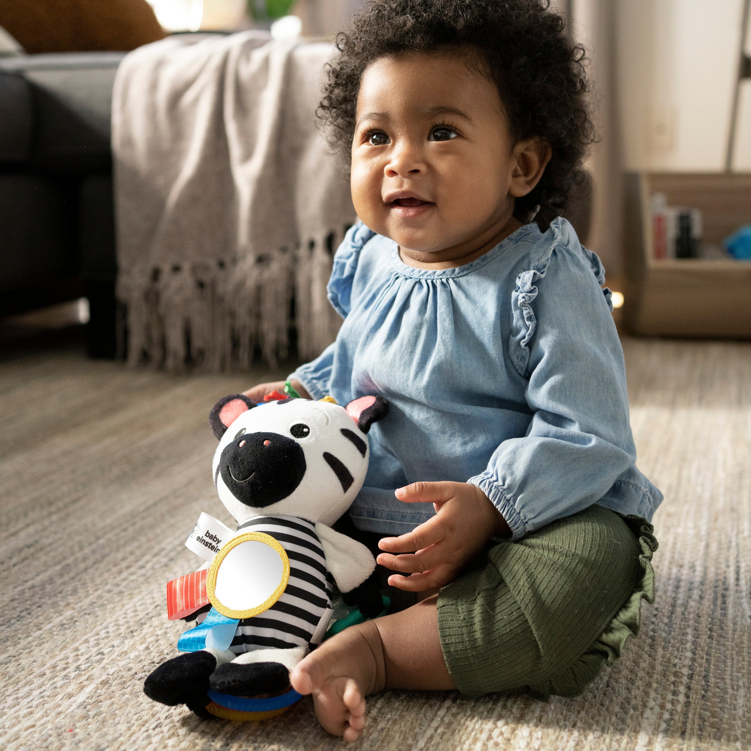 Baby Einstein Zen's Sensory Play Plush Stroller Activity Toy