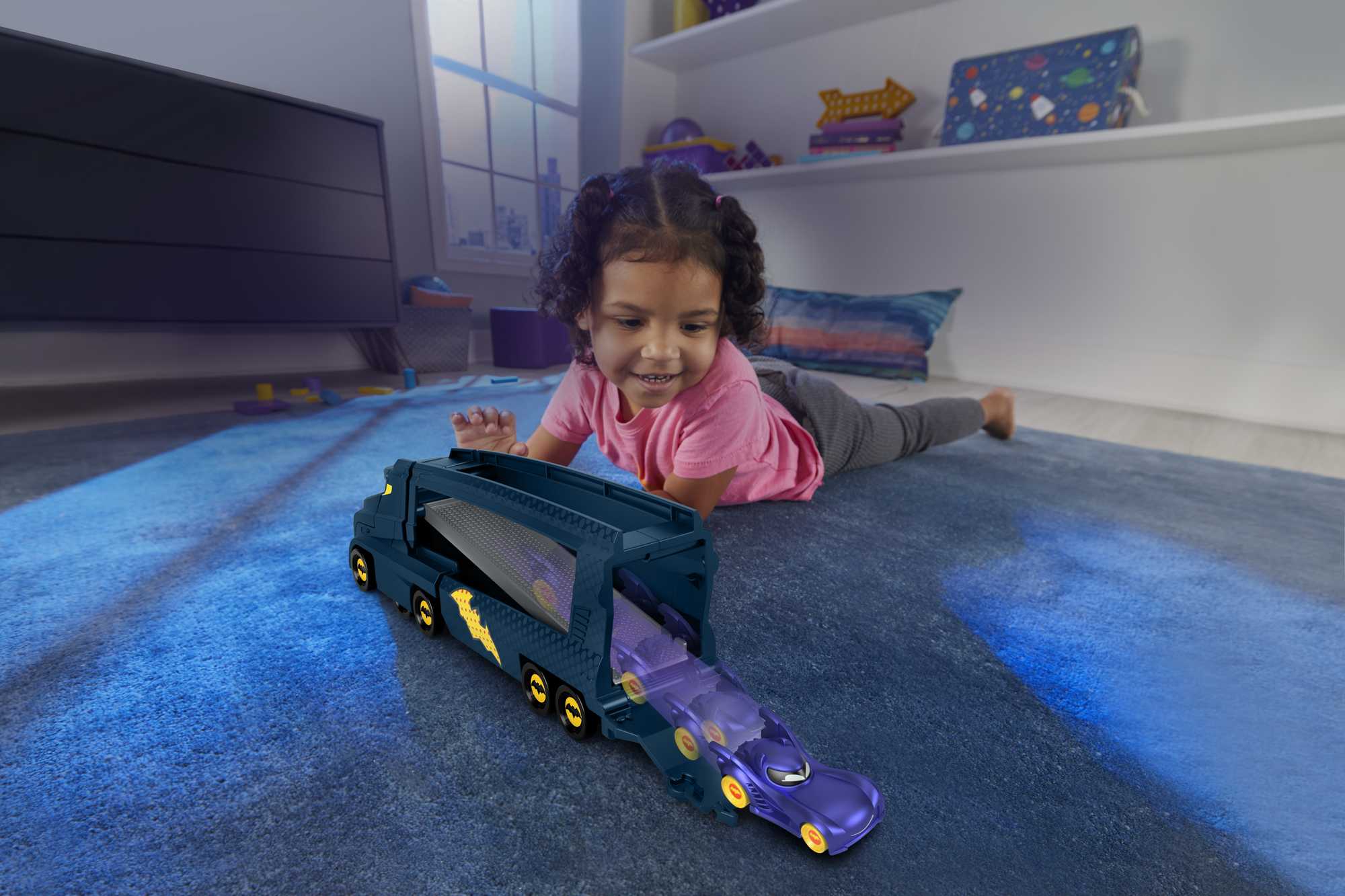 Fisher-Price DC Batwheels Bat-Camion Avec Rampe, Rang. de V��h.