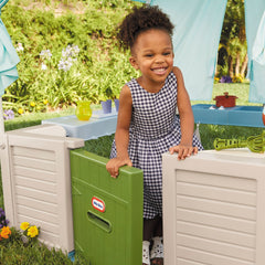 Backyard Bungalow House with Kitchen, Lemonade Stand, and Gardening Station