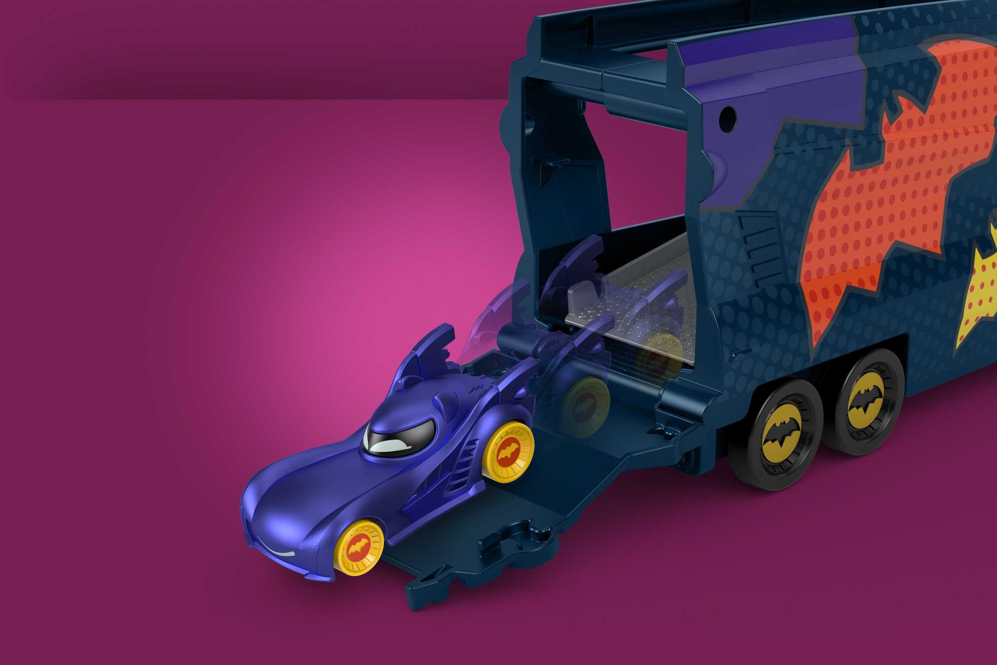 Fisher-Price DC Batwheels Bat-Camion Avec Rampe, Rang. de V��h.