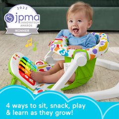 Fisher-Price Kick & Play Deluxe Sit-Me-Up Seat Portable Chair & Learning Toy For Baby & Toddler