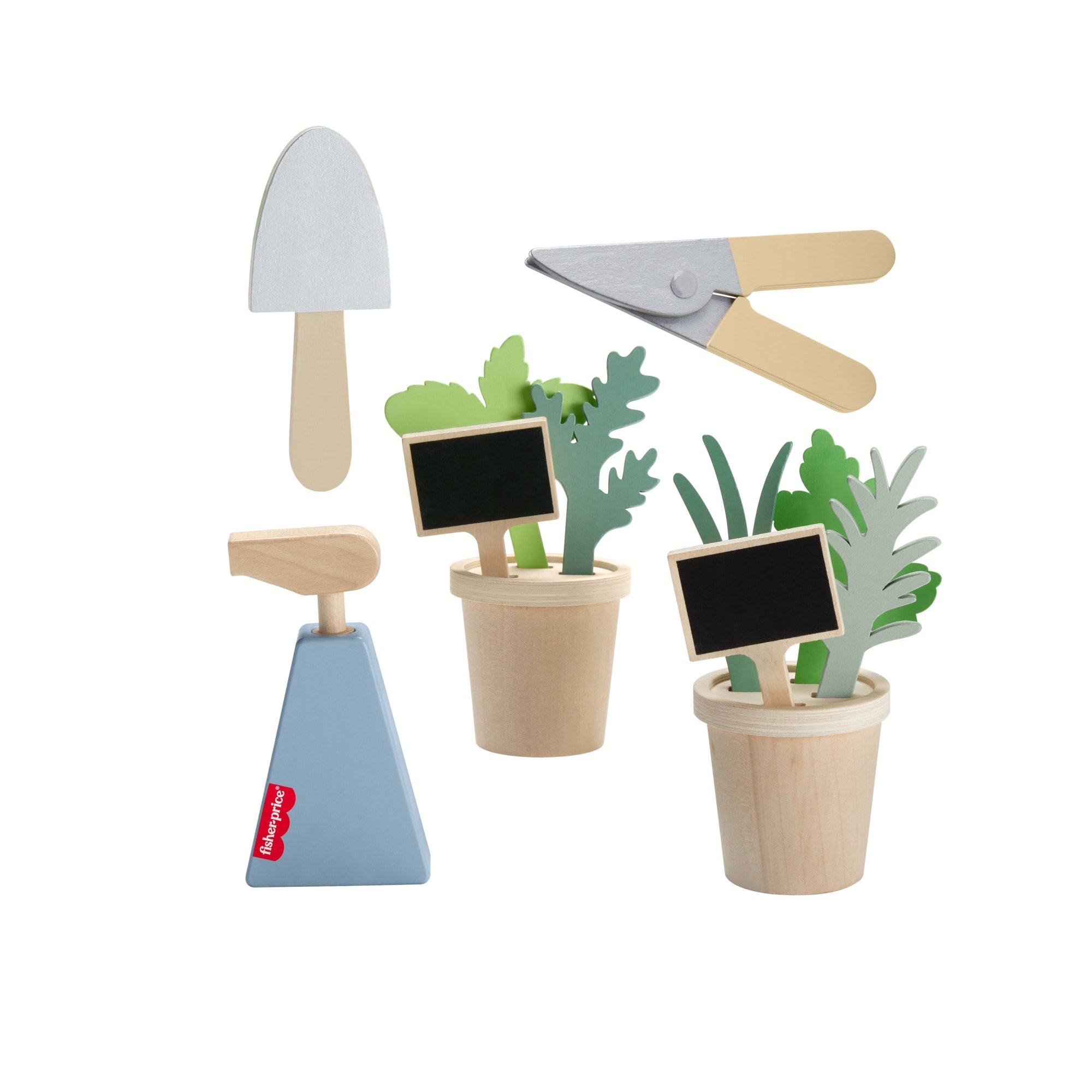 Fisher-Price  Coffret Plantes en Bois, Avec Outils, 12��l��ments