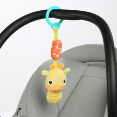 Bright Starts Chime Along Friends On-the-Go Take-Along Toy, Giraffe