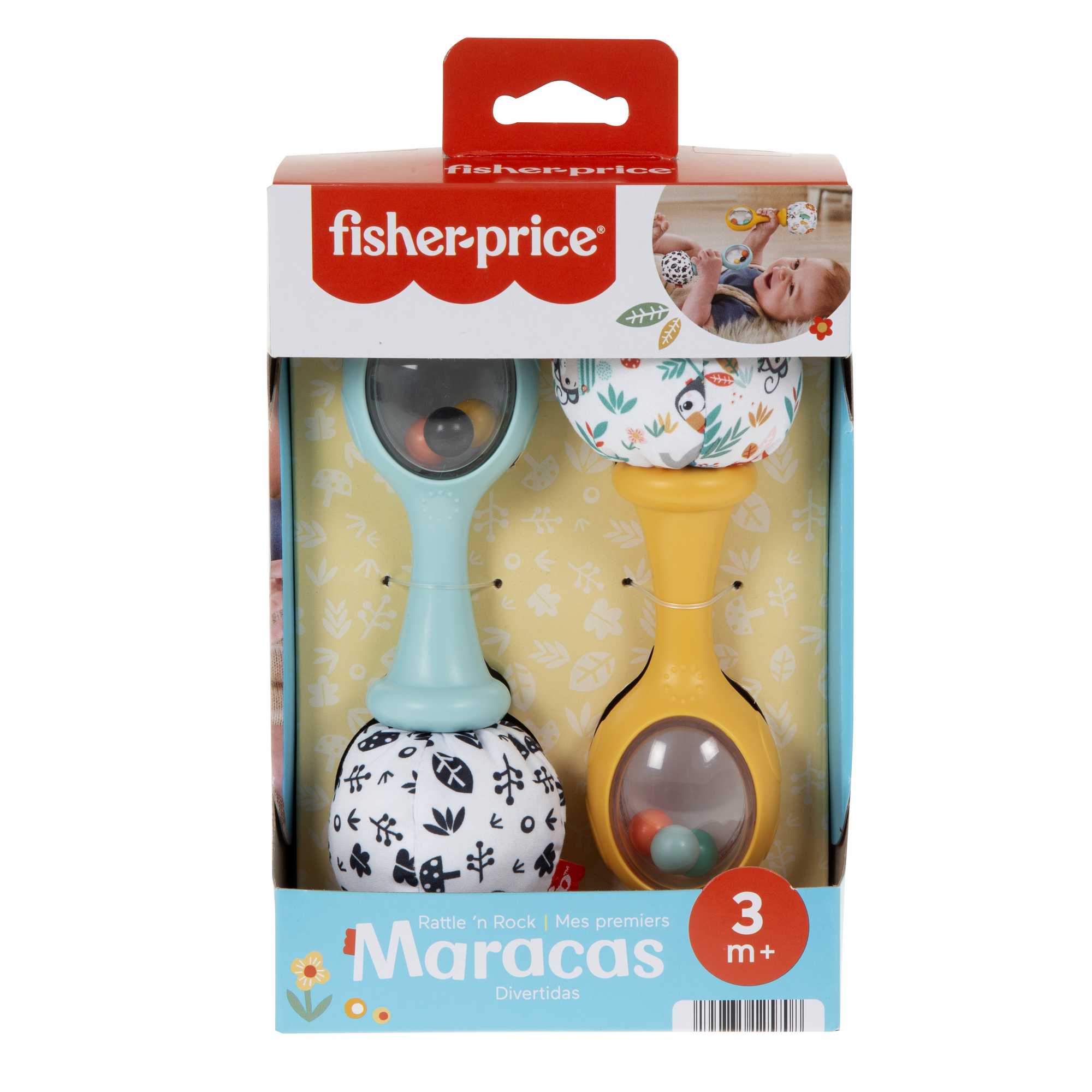 Fisher-Price  Mes Premi��res Maracas, ens. de 2, Contraste ��lev��