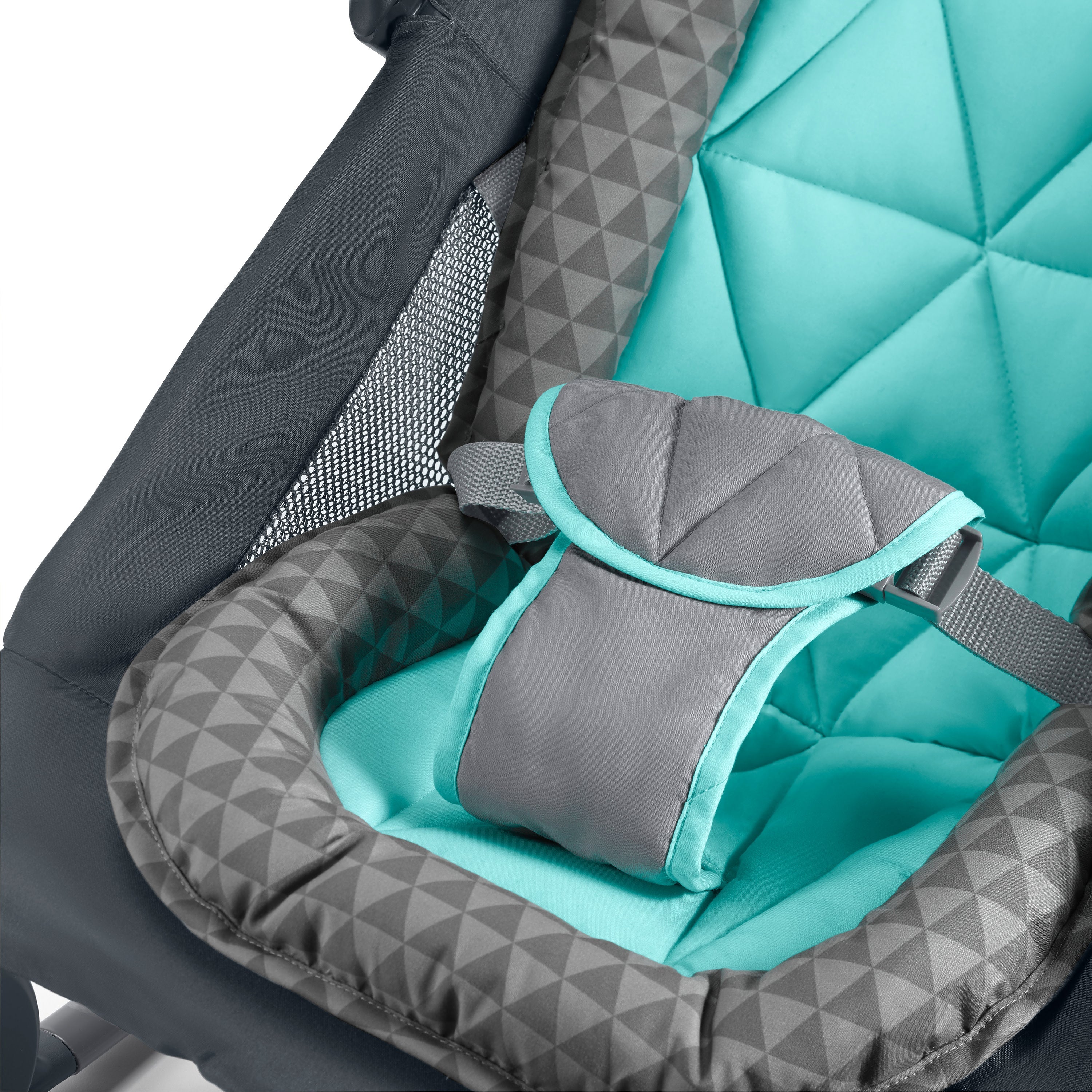 2-in-1 Bouncer & Rocker Duo - Gray /Teal
