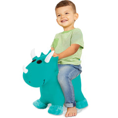 Dino Animal Hopper �C Inflatable Bounce Toy with Durable No-Slip Material & Handle