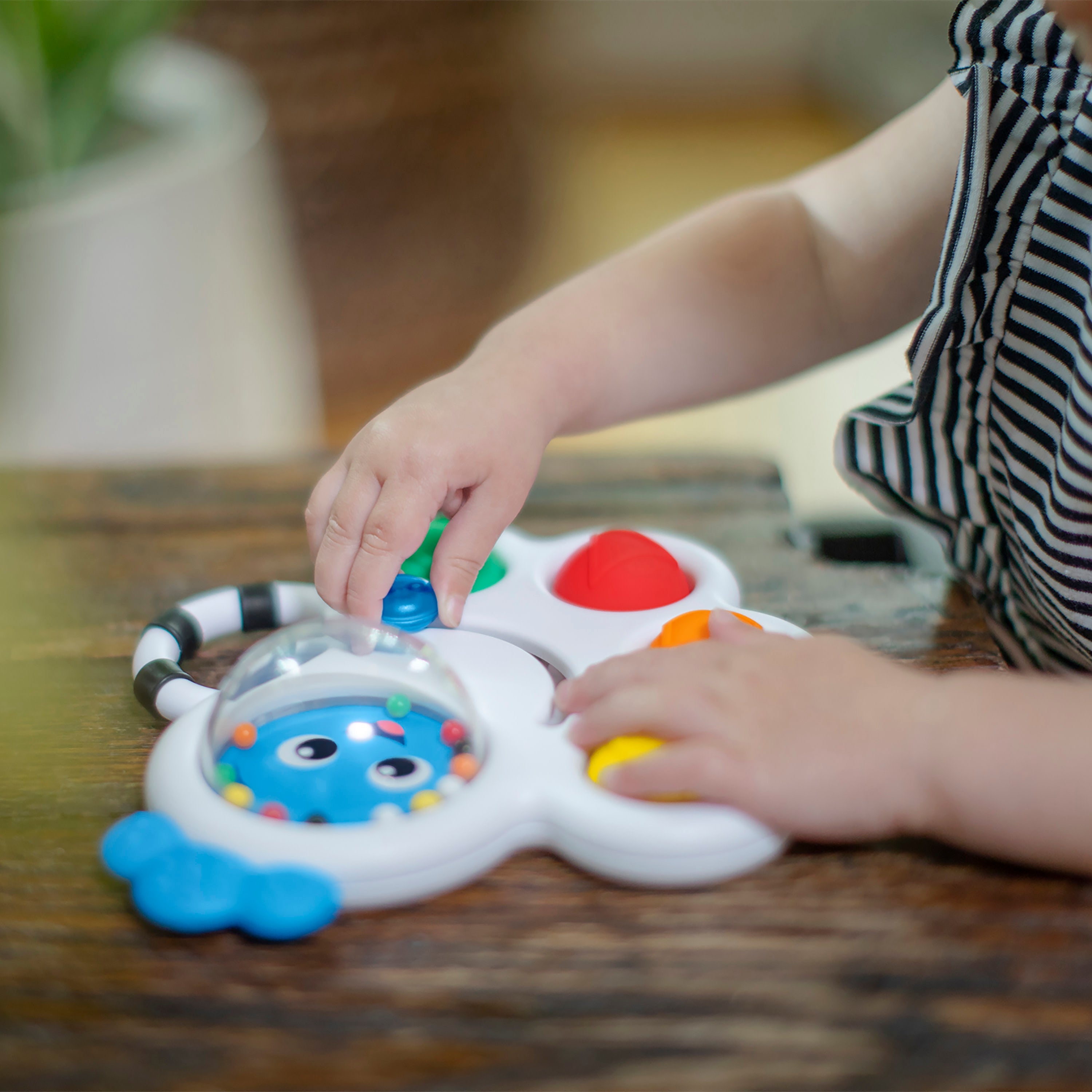 Baby Einstein Octo-Push Bubble Pop BPA-Free Sensory Toy with 5 Ways to Play