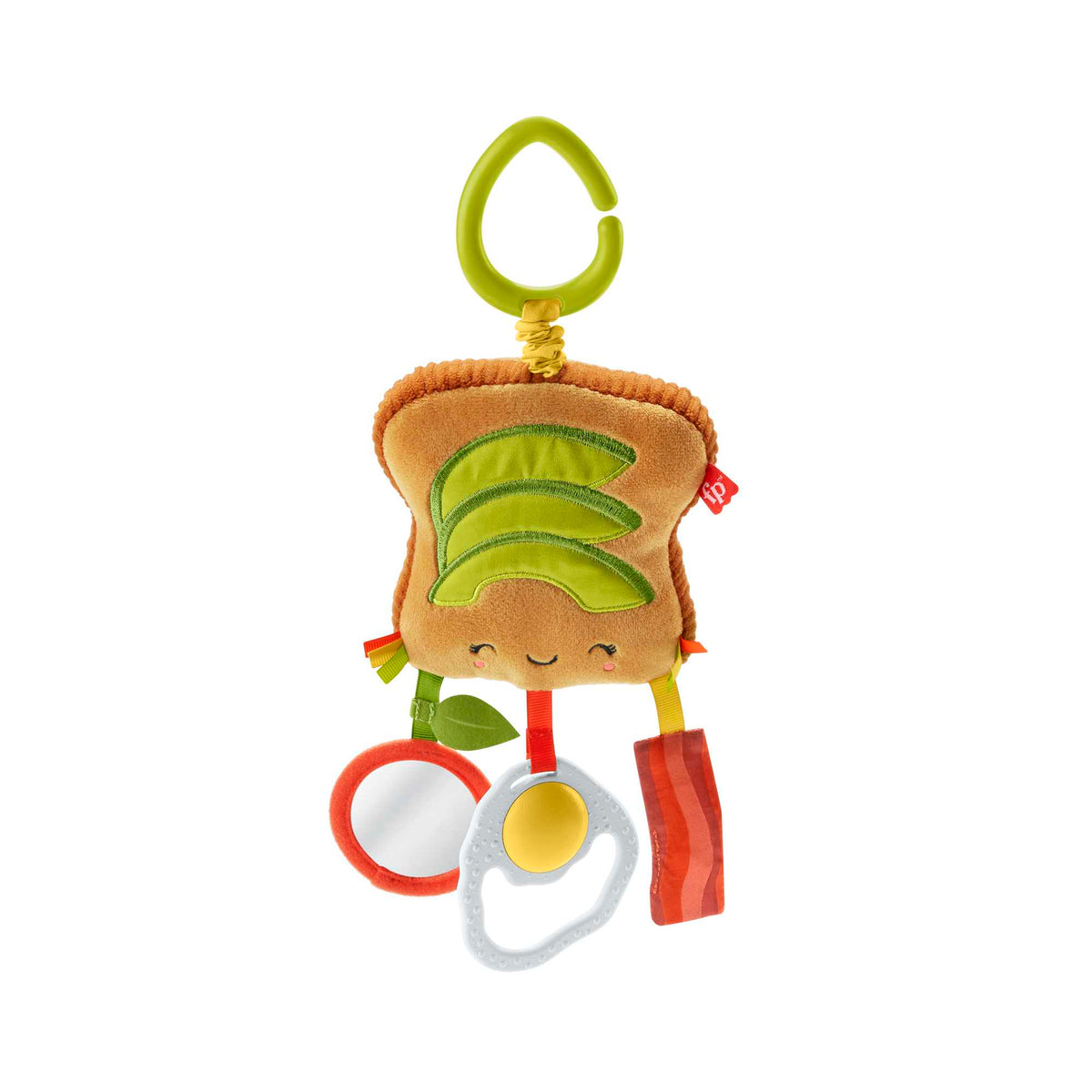 Fisher-Price Brunch & Go Avocado Toast infant Stroller Toy