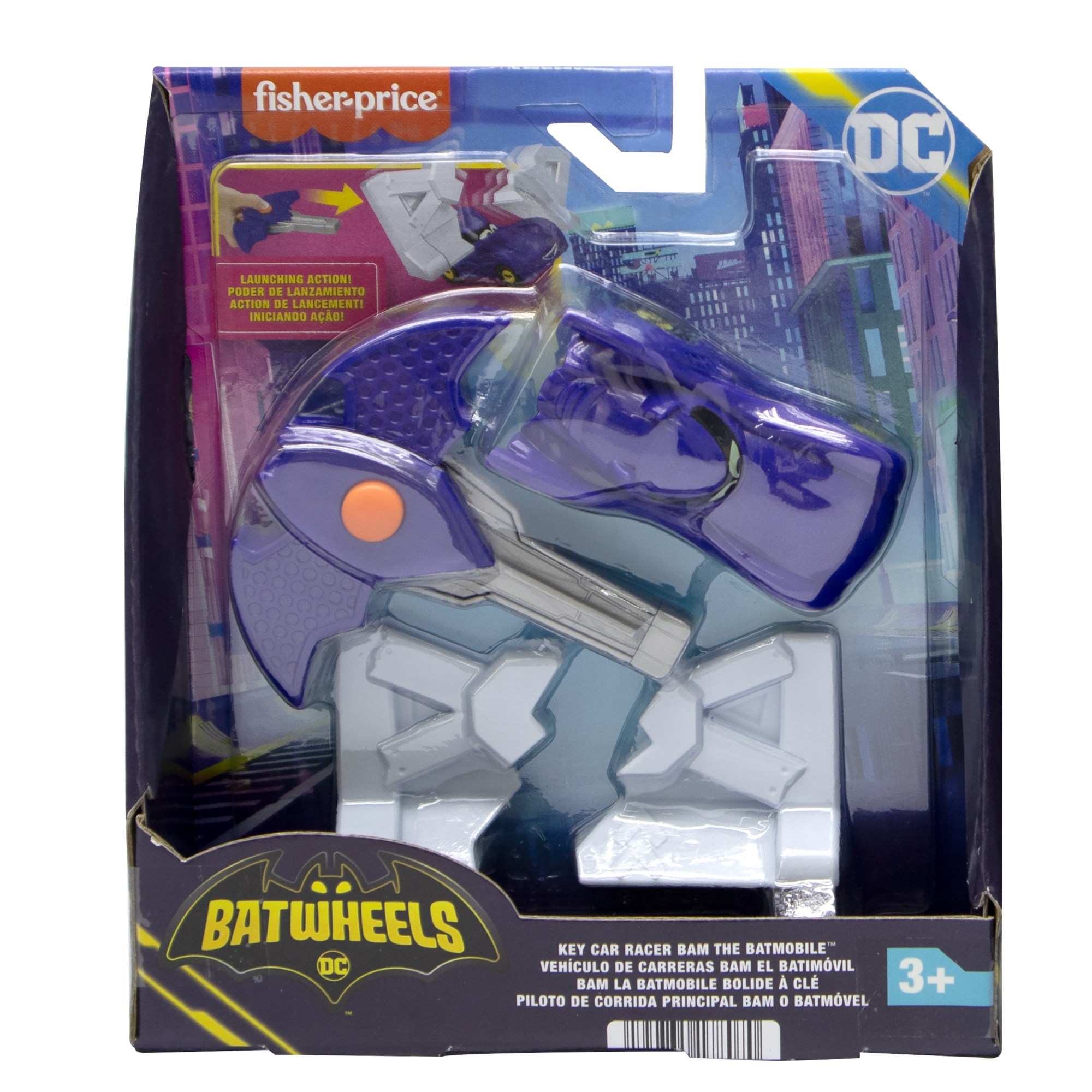 Fisher-Price  Dc Batwheels  Bolides �� Cl��  1:55  Bam La Batmobile