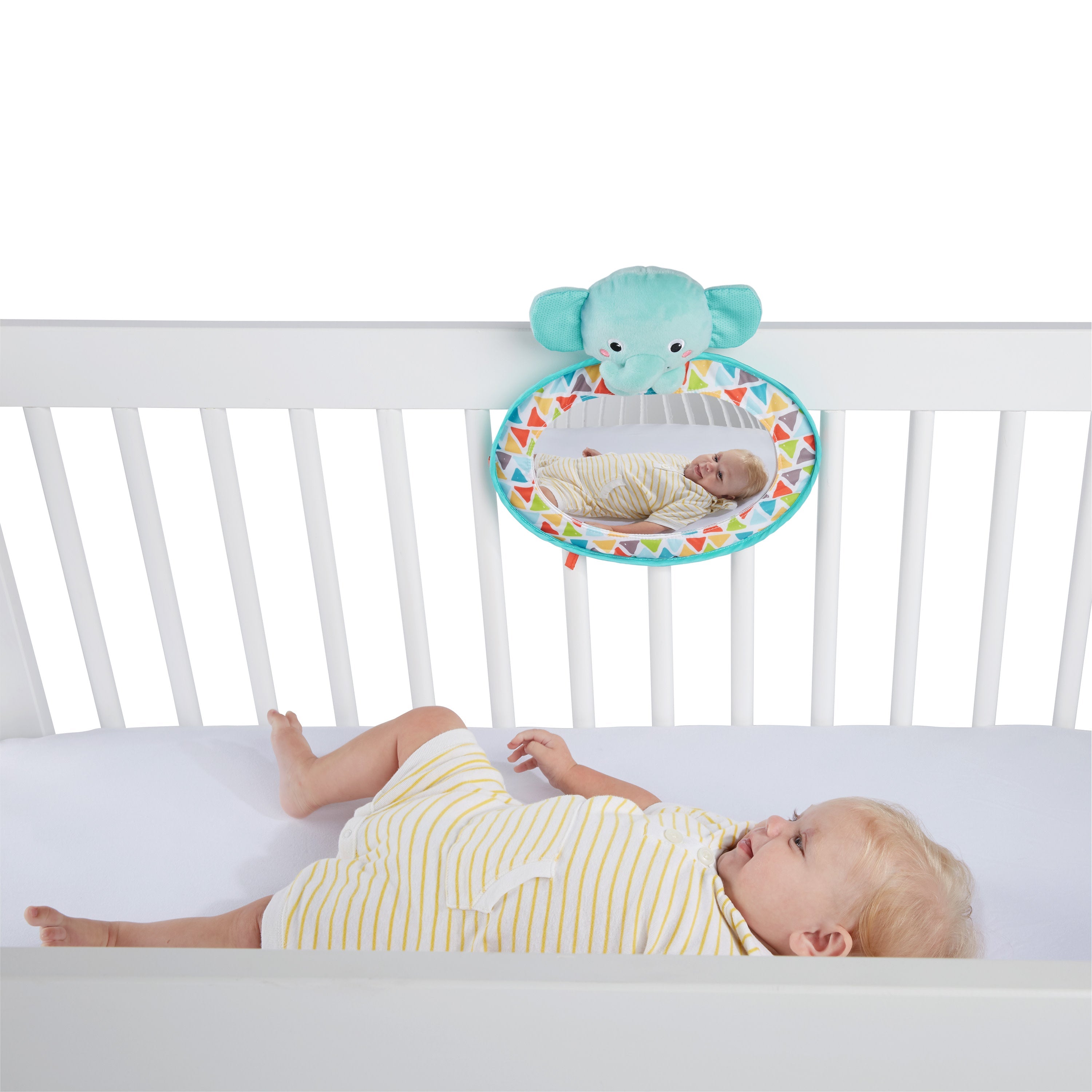 Bright Starts See & Play Auto Mirror for Car Seat and Baby Stroller
