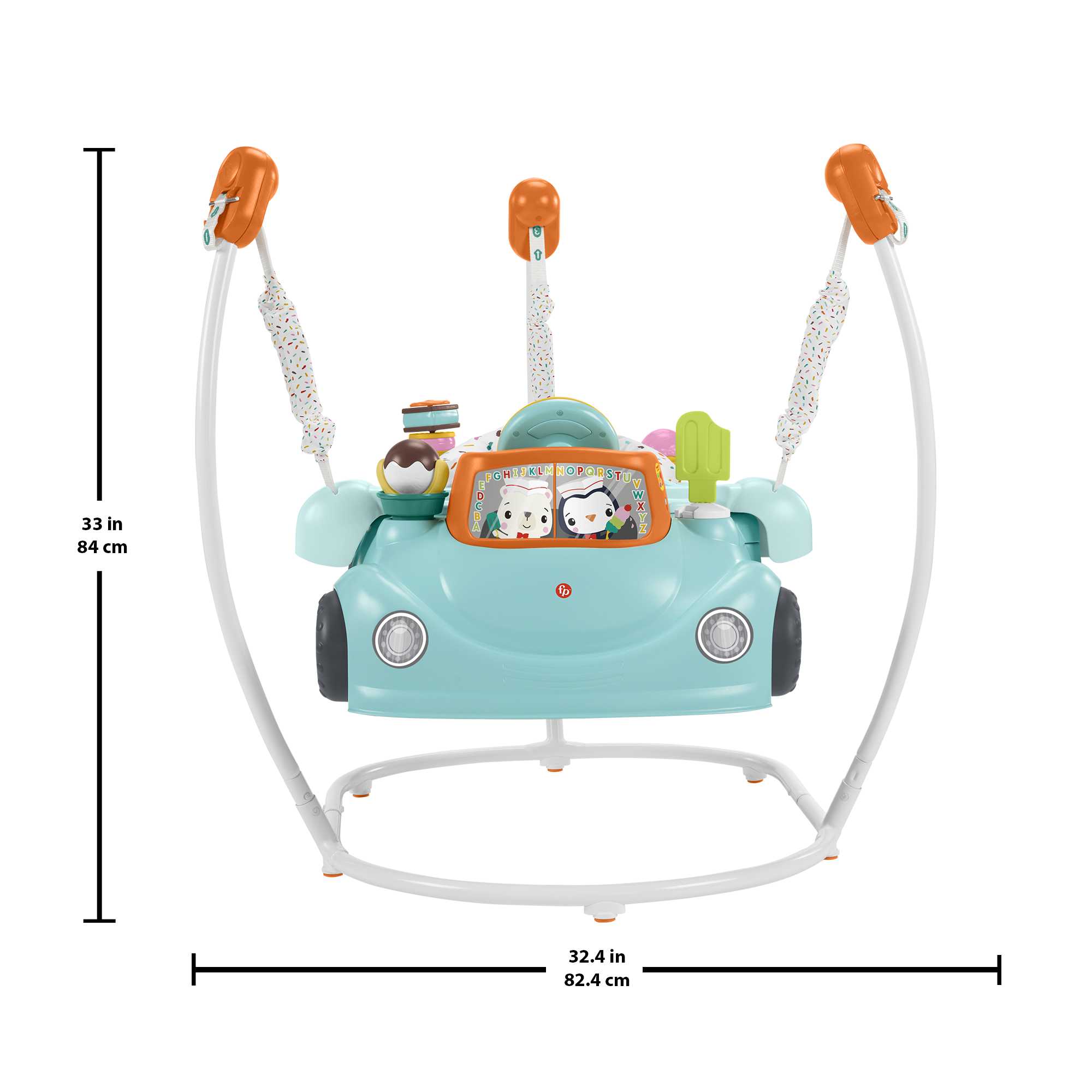 Fisher-Price 2-In-1 Sweet Ride Jumperoo Baby Activity Center For Infants And Toddlers