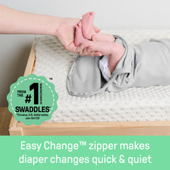Easy Change Swaddle, Size SM, 0-3 months, 3pk (Little Bees)