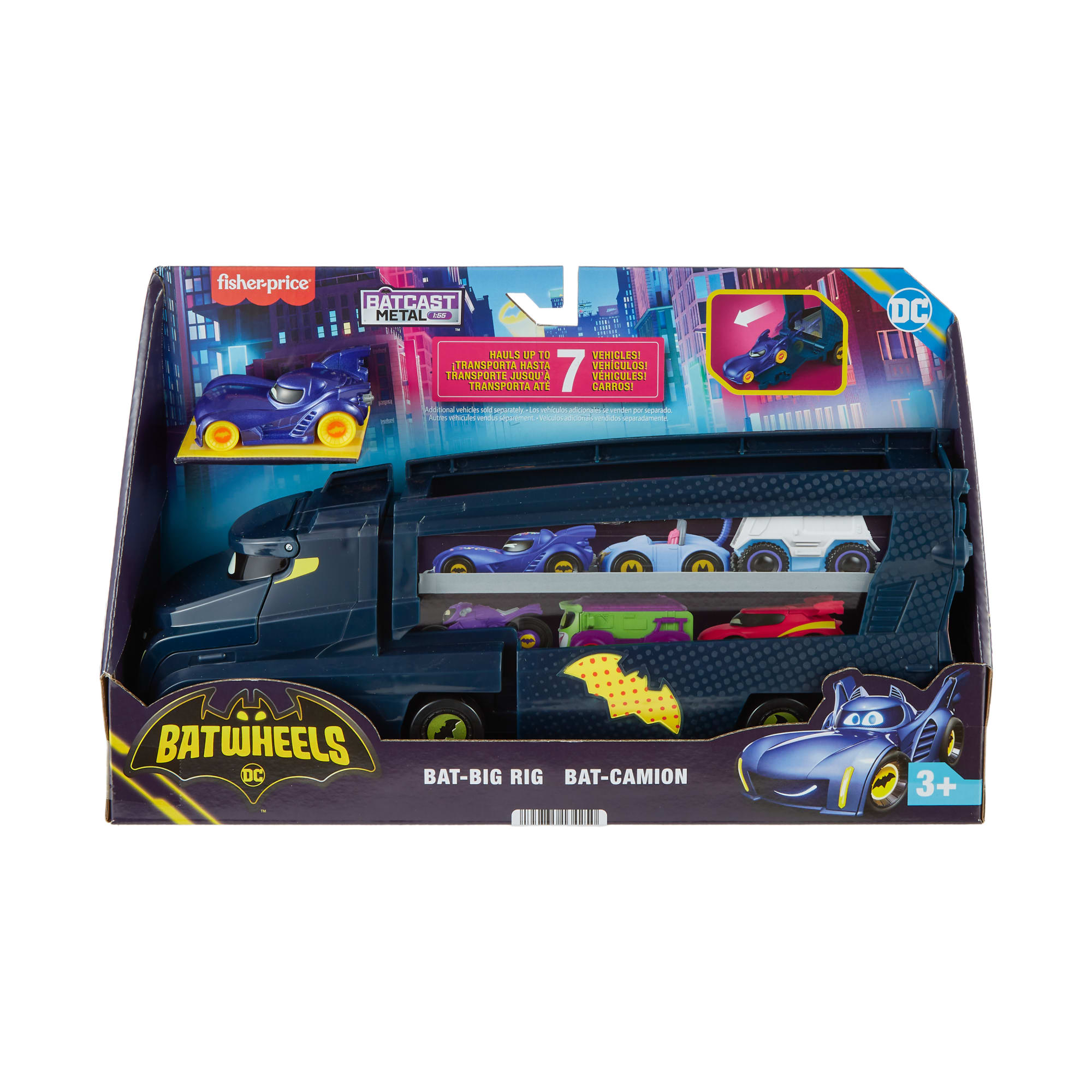 Fisher-Price DC Batwheels Bat-Camion Avec Rampe, Rang. de V��h.