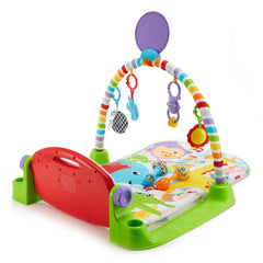 Fisher-Price Baby Gym With Kick & Play Piano Learning Toy And Newborn Rattle Maracas
