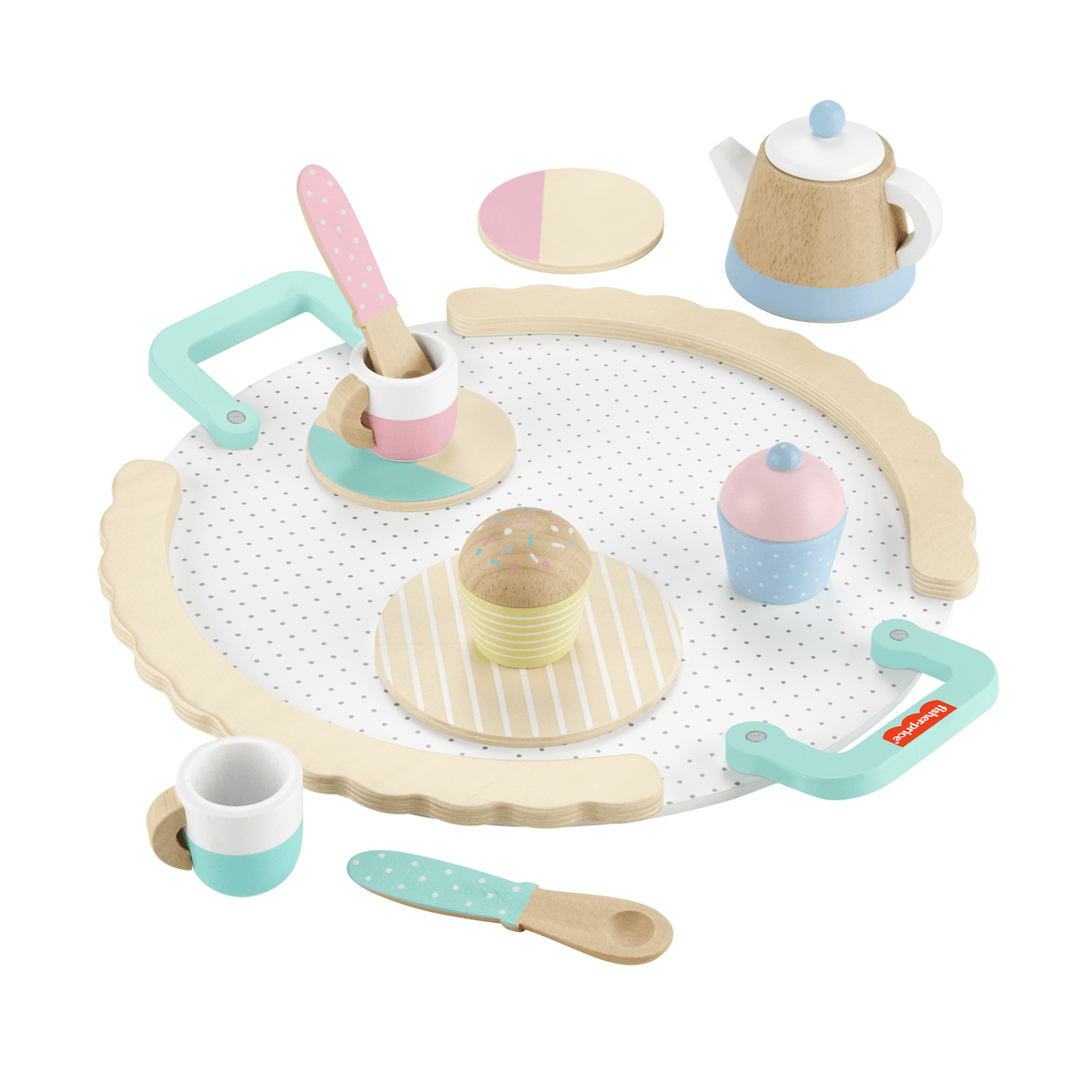 Fisher-Price Juguete para Bebés Juego de Té de Madera
