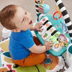Fisher-Price Baby Gimnasio para Bebés Piano Pataditas Musicales Brilla y Crece