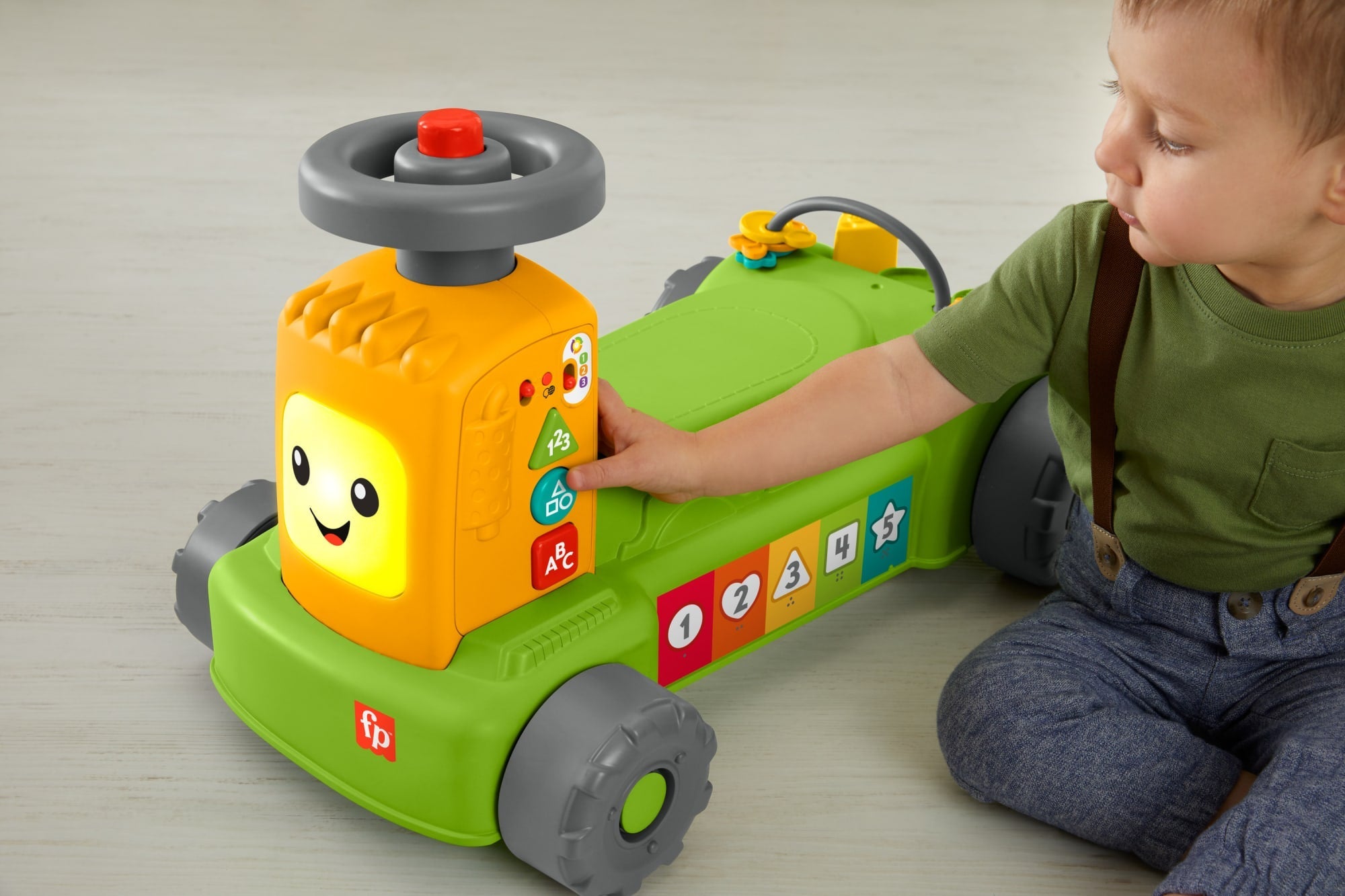 Fisher-Price Brinquedo para Bebês Trator de Aprendizagem 4 em 1