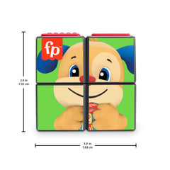 Fisher-Price Baby Learning Toy With Lights And Music, Puppy's Activity Cube - French Version