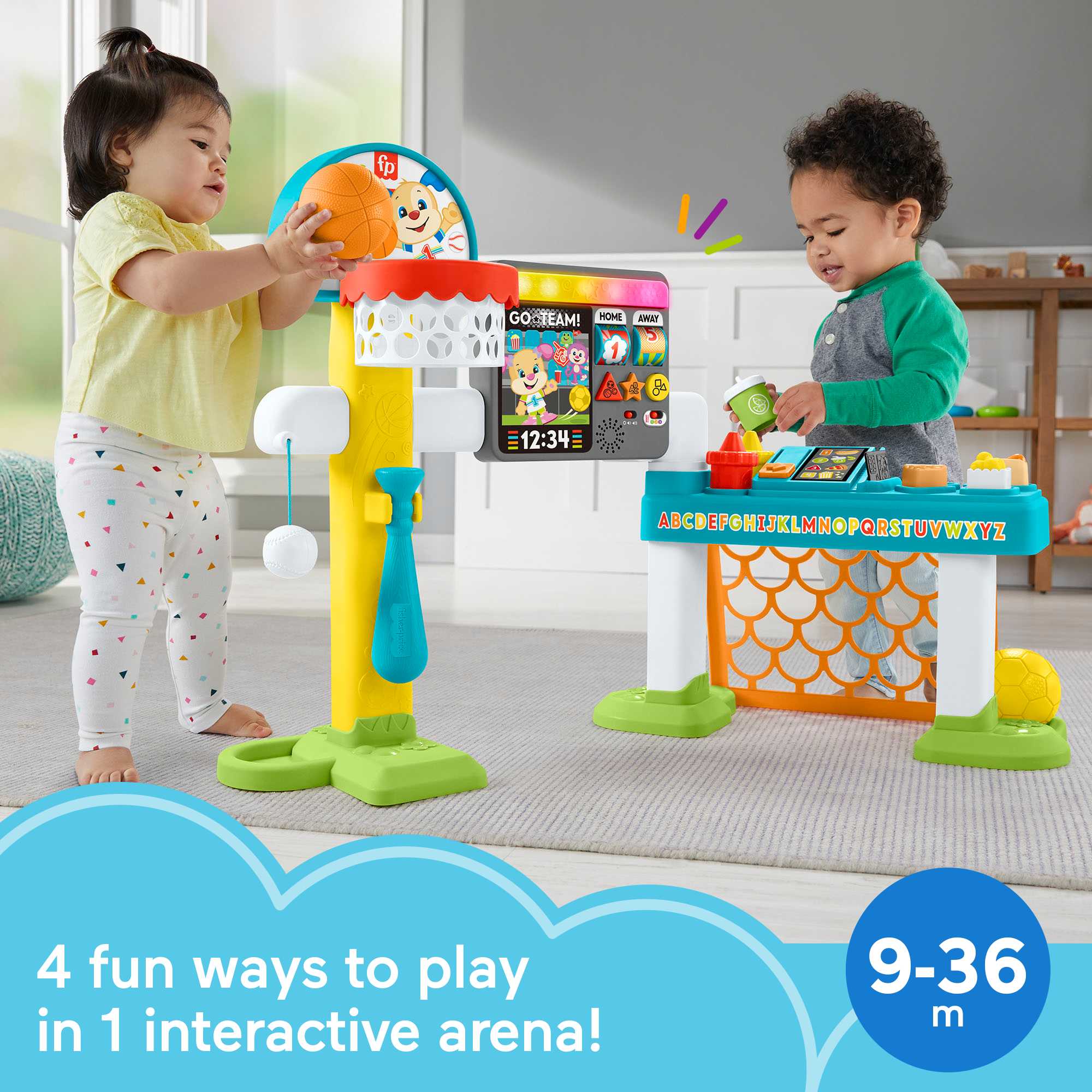 Fisher-Price Laugh & Learn  4-in-1 Game Experience - French Version