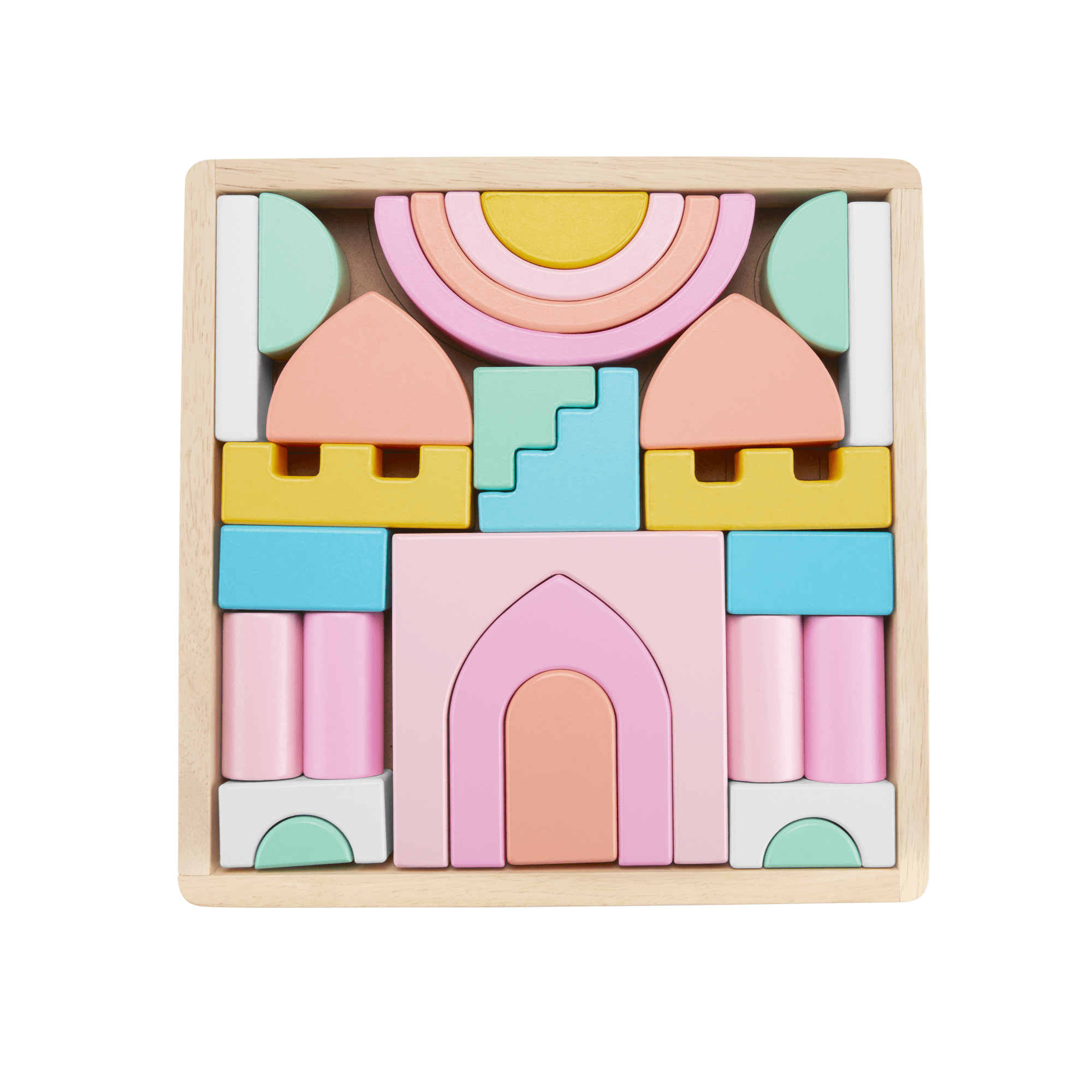 Fisher-Price Juguete para Bebés Castillo de Bloques de Madera