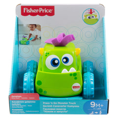 Fisher-Price Juguete para Bebés Monstruo Presiona Y Persigue Verde