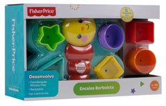 Fisher-Price Juguete para Bebés Mariposa de Bloques Divertidos