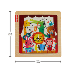 Fisher-Price Juguete para Bebés Rompecabezas Banda Musical de Madera