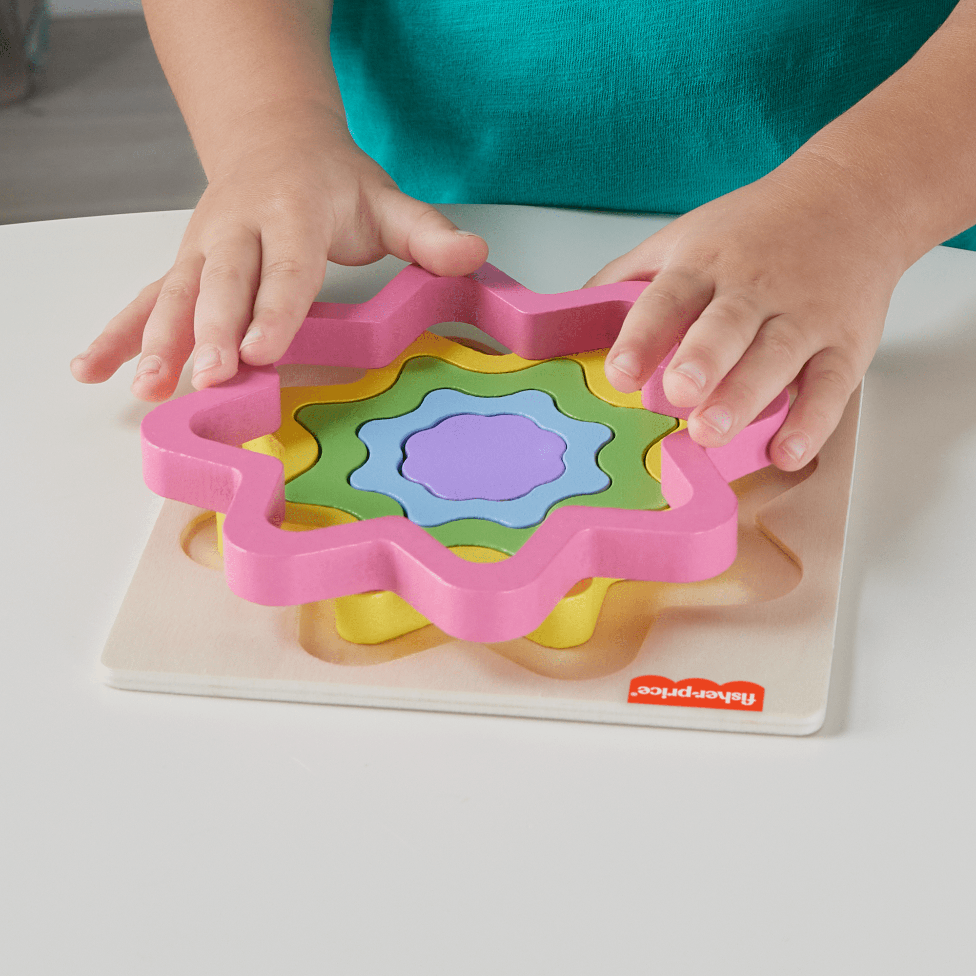Fisher-Price Juguete para Bebés Rompecabezas Estrella de Madera