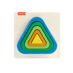 Fisher-Price Juguete para Bebés Rompecabezas Triángulo de Madera
