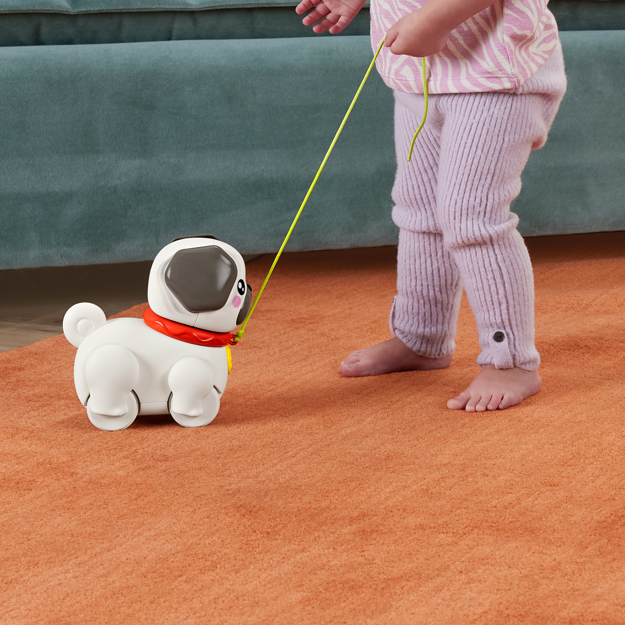 Fisher-Price Juguete para Bebés Pug Pasea Conmigo