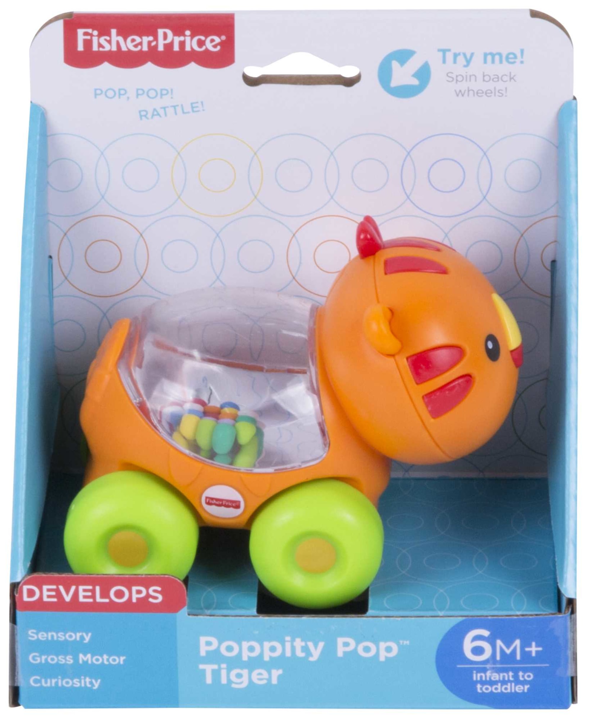 Fisher-Price Brinquedo para Bebês Veículo dos Animais Tigre