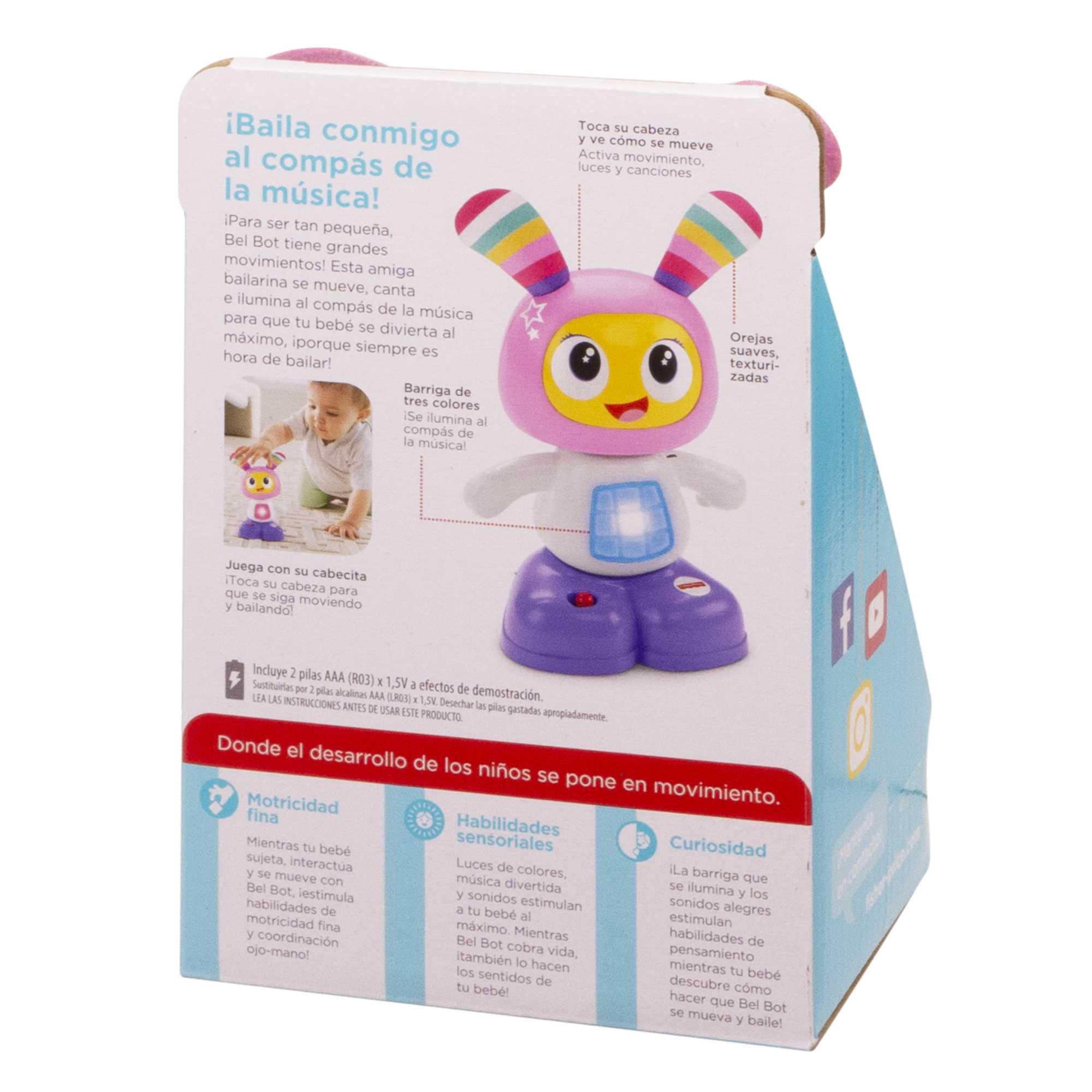 Fisher-Price Juguete para Bebés Mini Bel Bot
