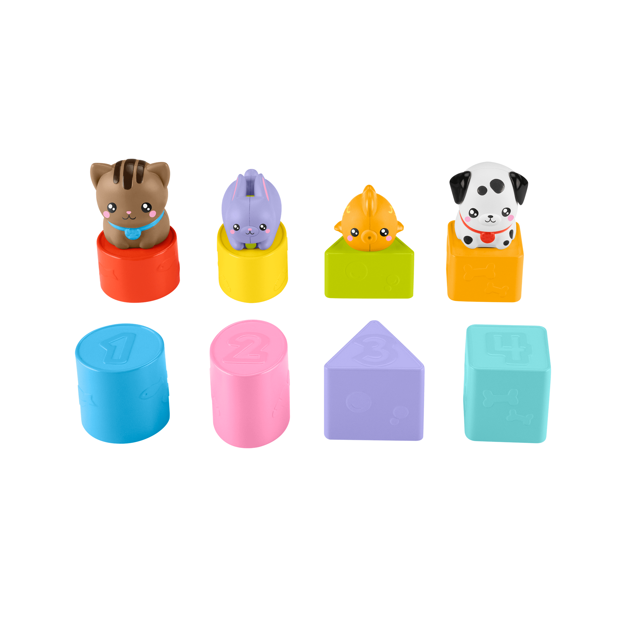 Fisher-Price Juguete para Bebés Mis Bloques de Mascotas