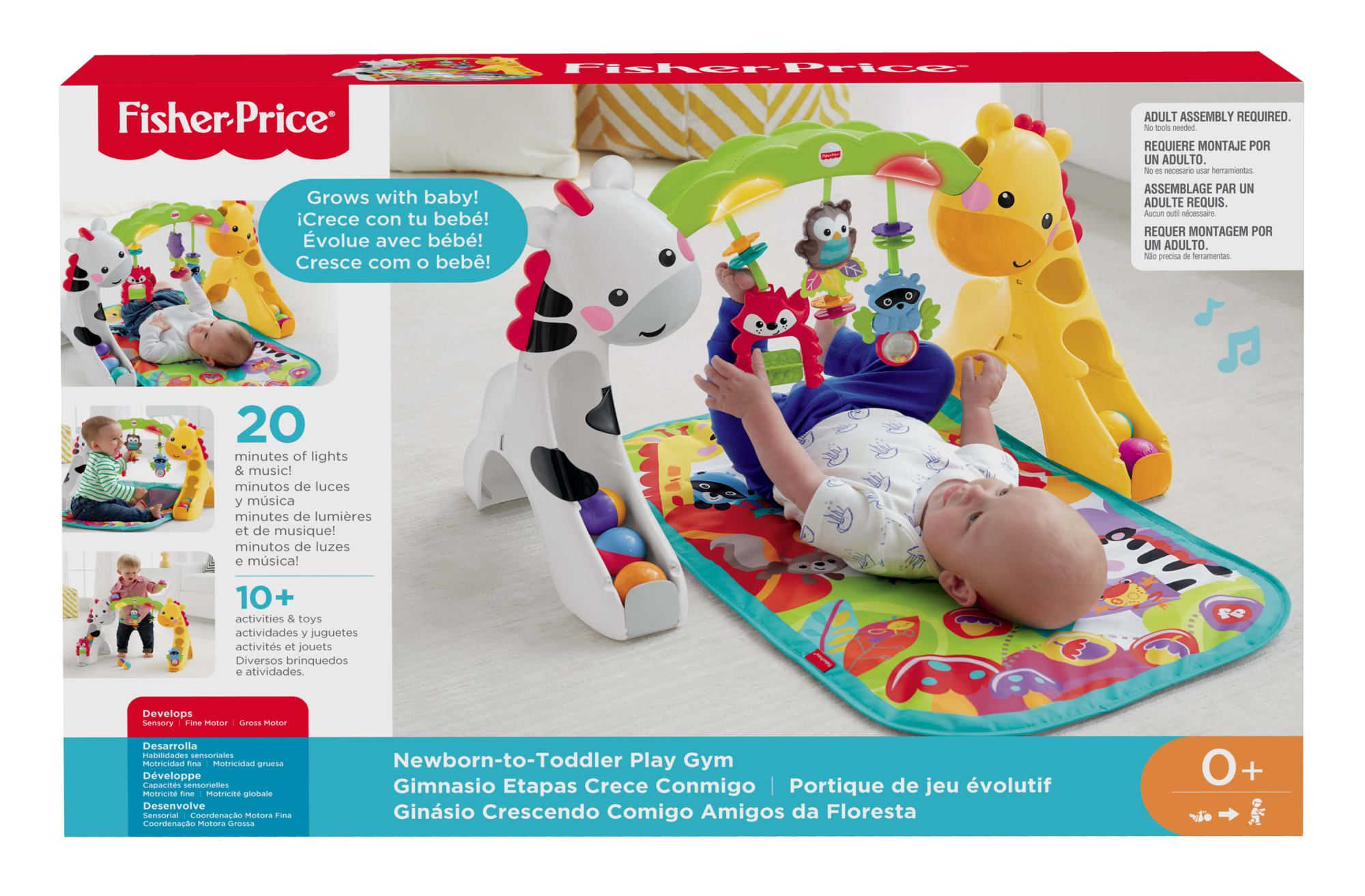 Fisher-Price Baby Gimnasio para Bebés Etapas Crece Conmigo