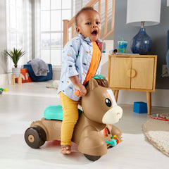 Fisher-Price Jouet Musical Mon Poney 3 en 1 Version Anglaise et Française