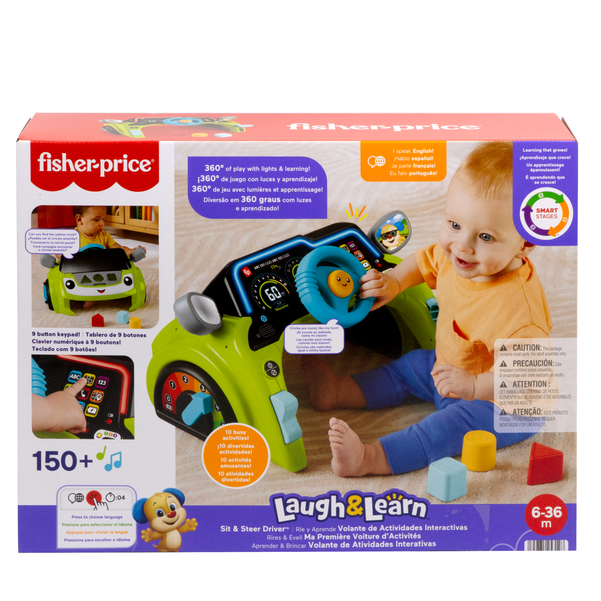 Fisher-Price  Rires et Éveil  Ma Première Voiture D’Activités