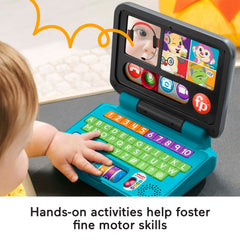 Fisher-Price Laugh & Learn Let's Connect Laptop Baby & Toddler Electronic Learning Toy