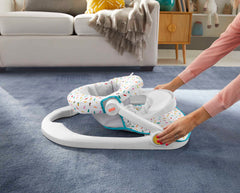 Fisher-Price  Siège Jeu et Confort de Luxe, Paillettes Arc-en-Ciel