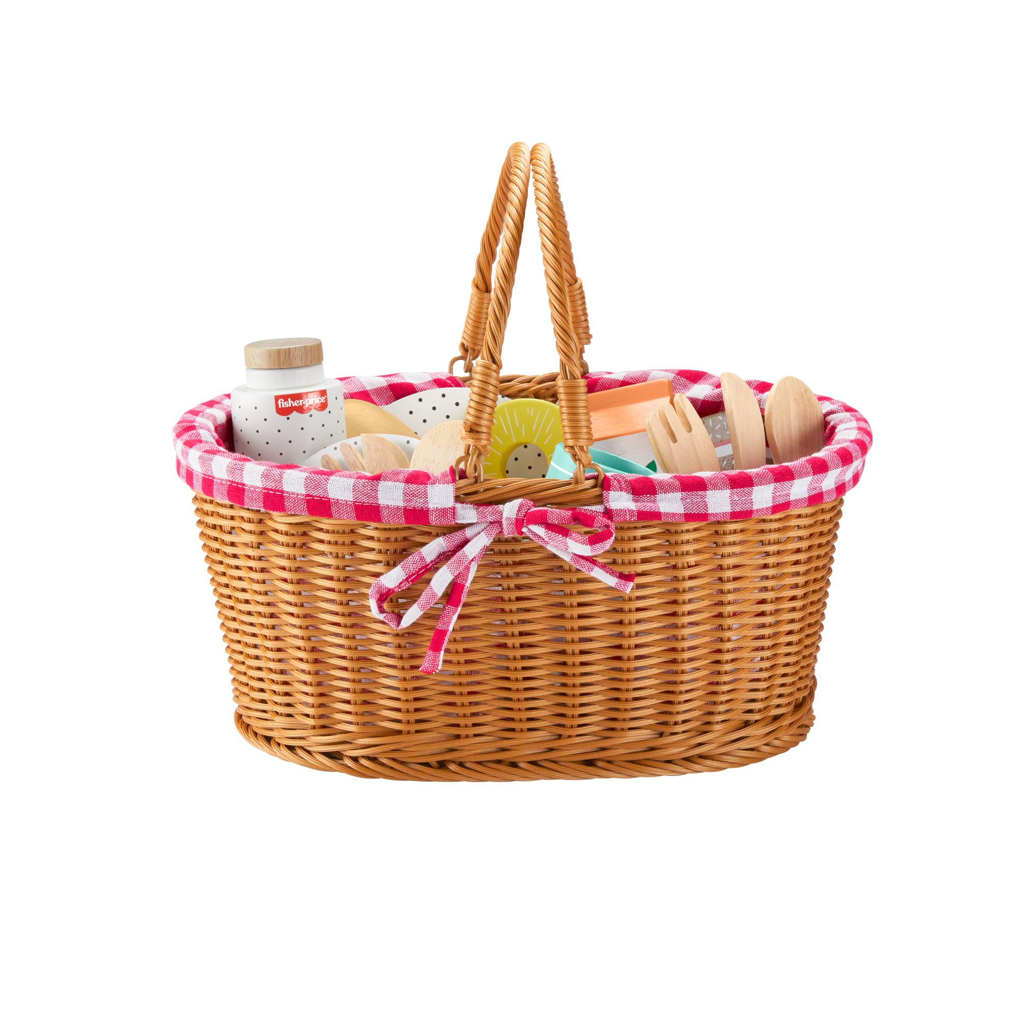 Fisher-Price Juguete para Bebés Canasta de Picnic de Madera
