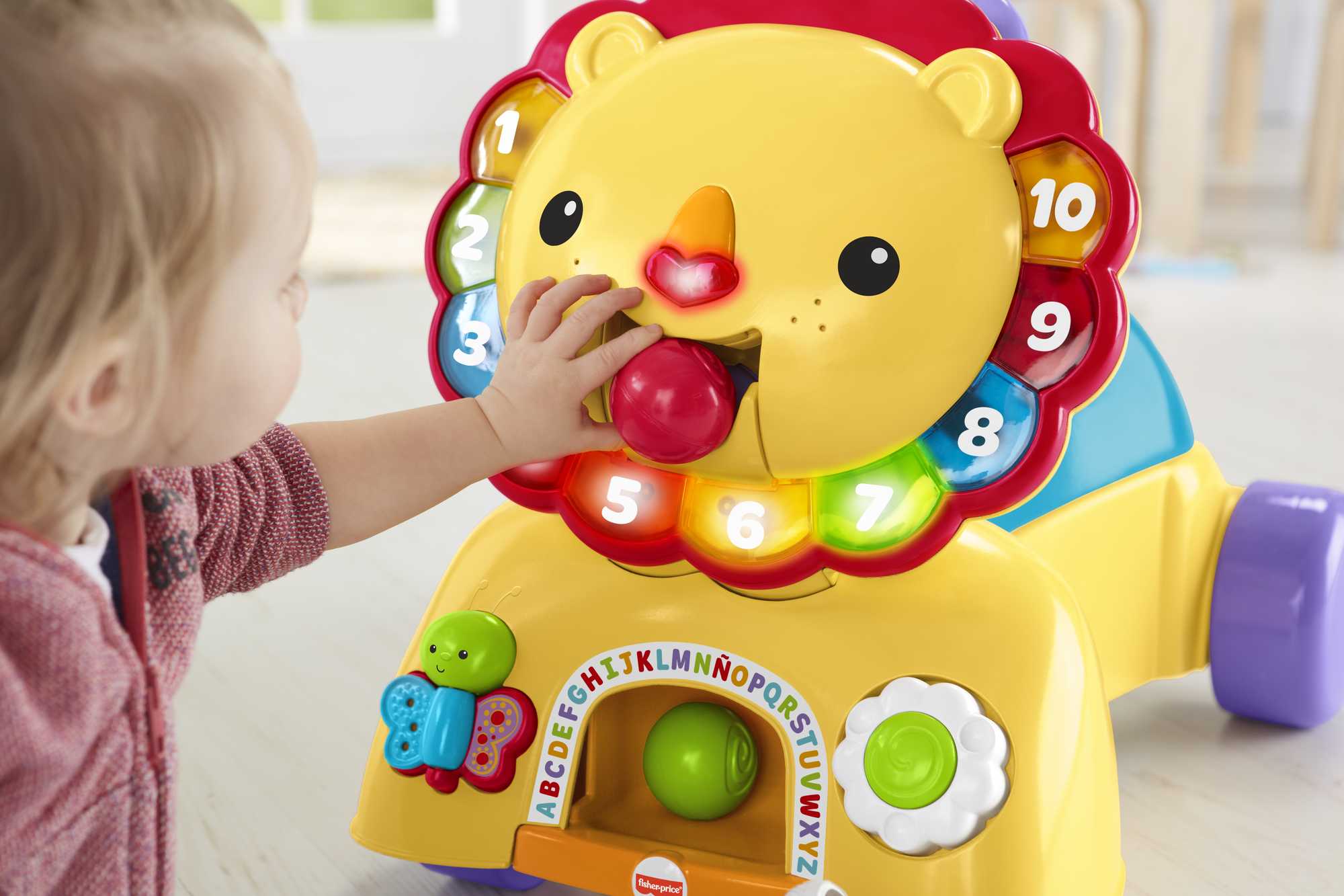 Fisher-Price Andadera para Bebés León Camina Conmigo