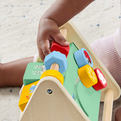 Fisher-Price  Triangle D’Activités en Bois, 1Élément en Bois