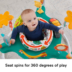 Fisher-Price Baby Bouncer Whimsical Forest Jumperoo Activity Center With Music And Lights
