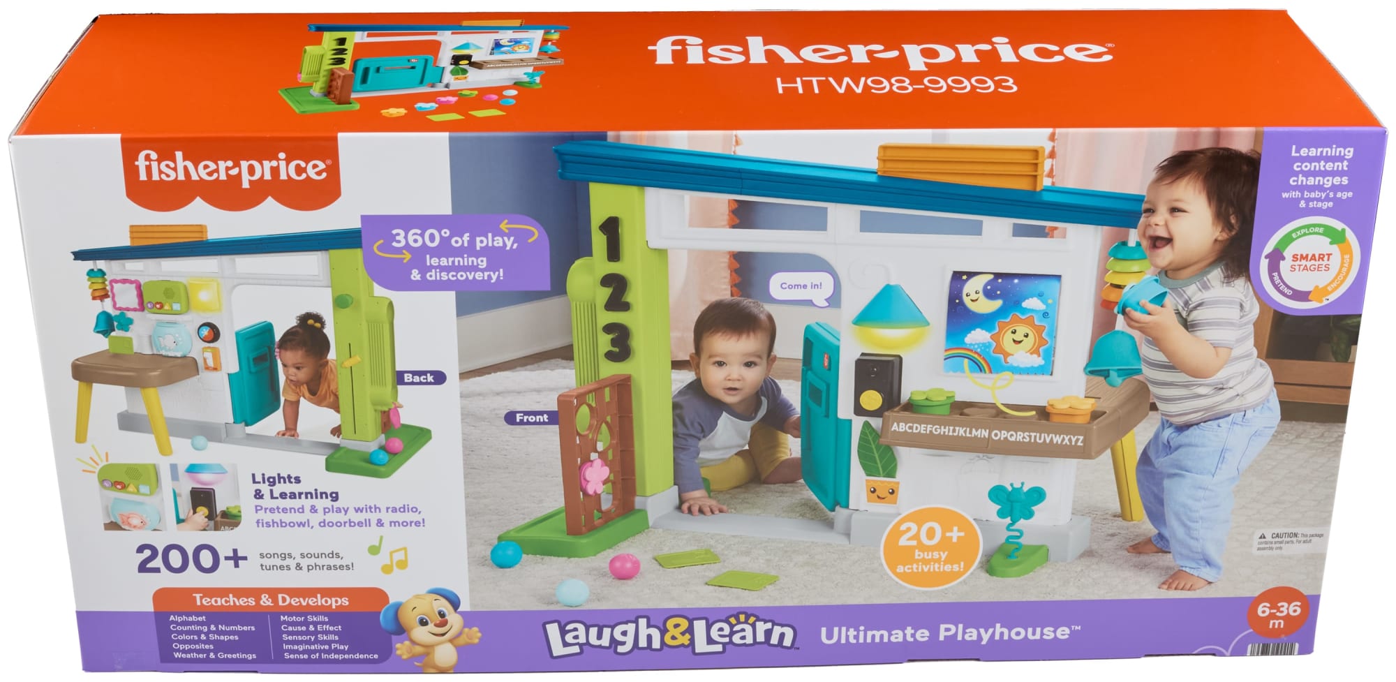 Fisher-Price  Rires et Éveil  Maison de Jeu Suprême, Multilingue