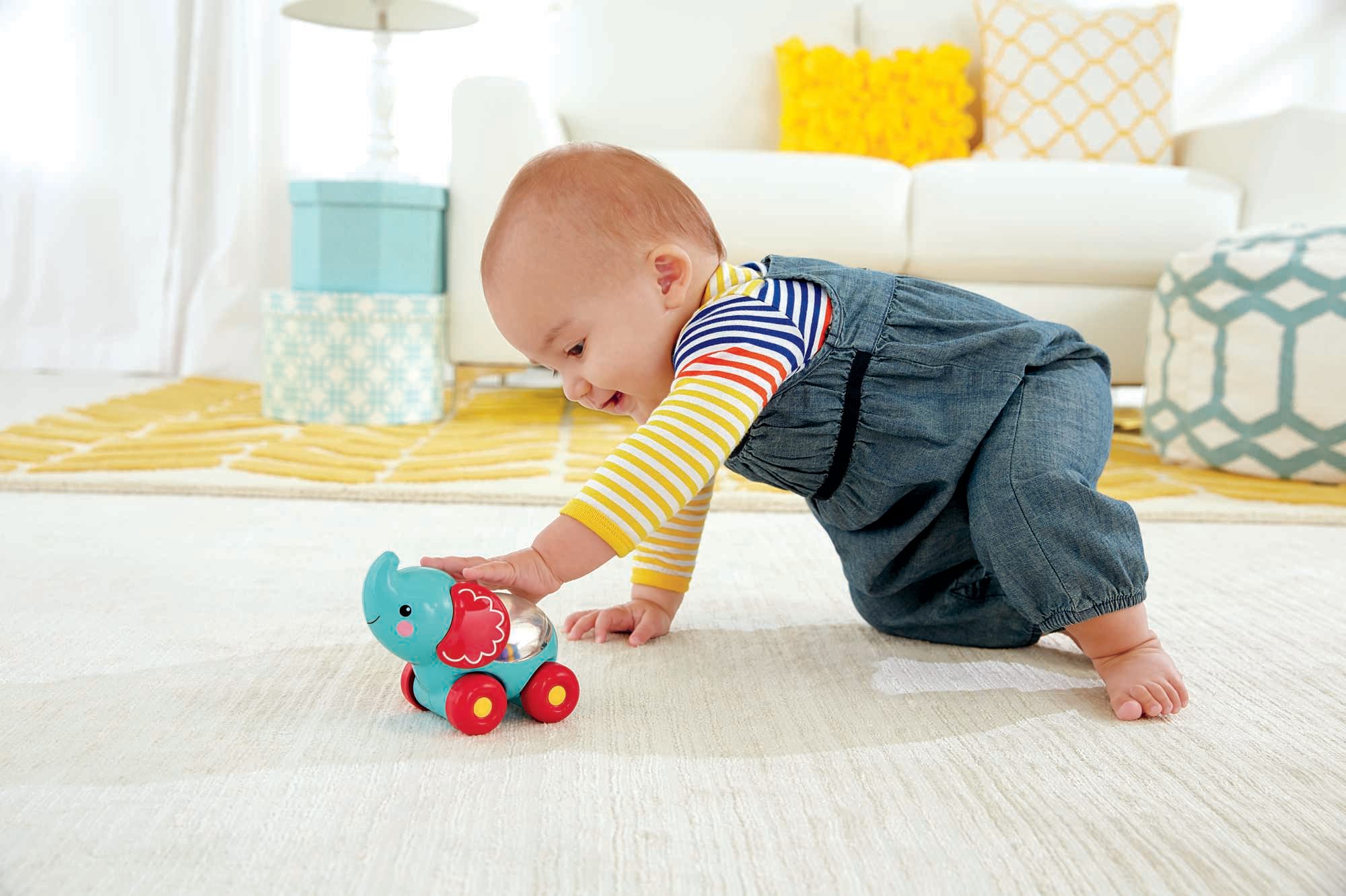 Fisher-Price Brinquedo para Bebês Veículo dos Animais Elefante