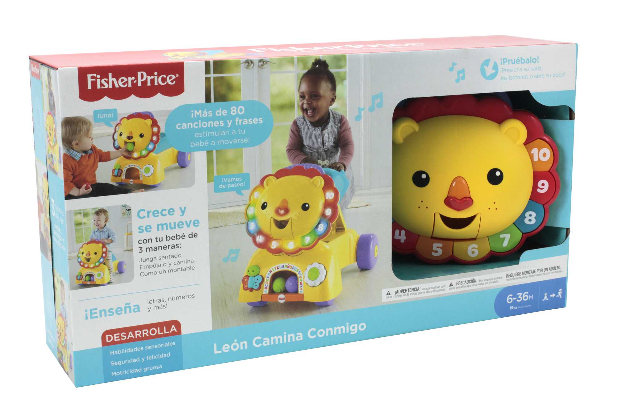 Fisher-Price Andadera para Bebés León Camina Conmigo