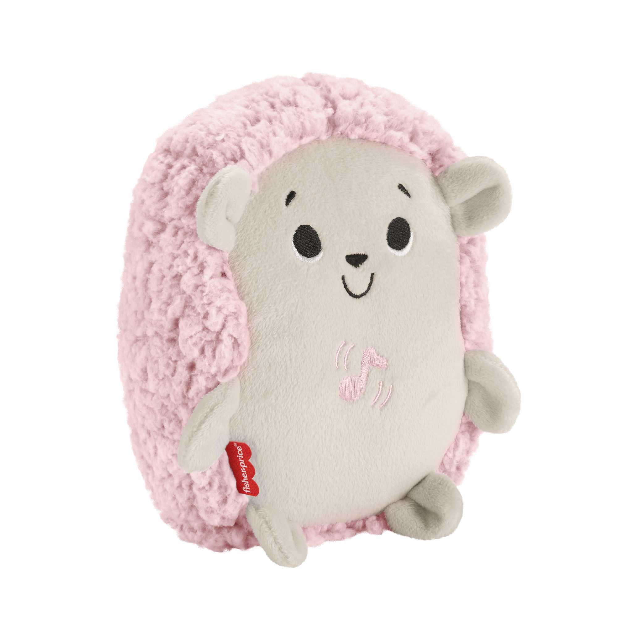 Fisher-Price Calming Vibes Hedgehog Soother, Pink Plush Sound Machine