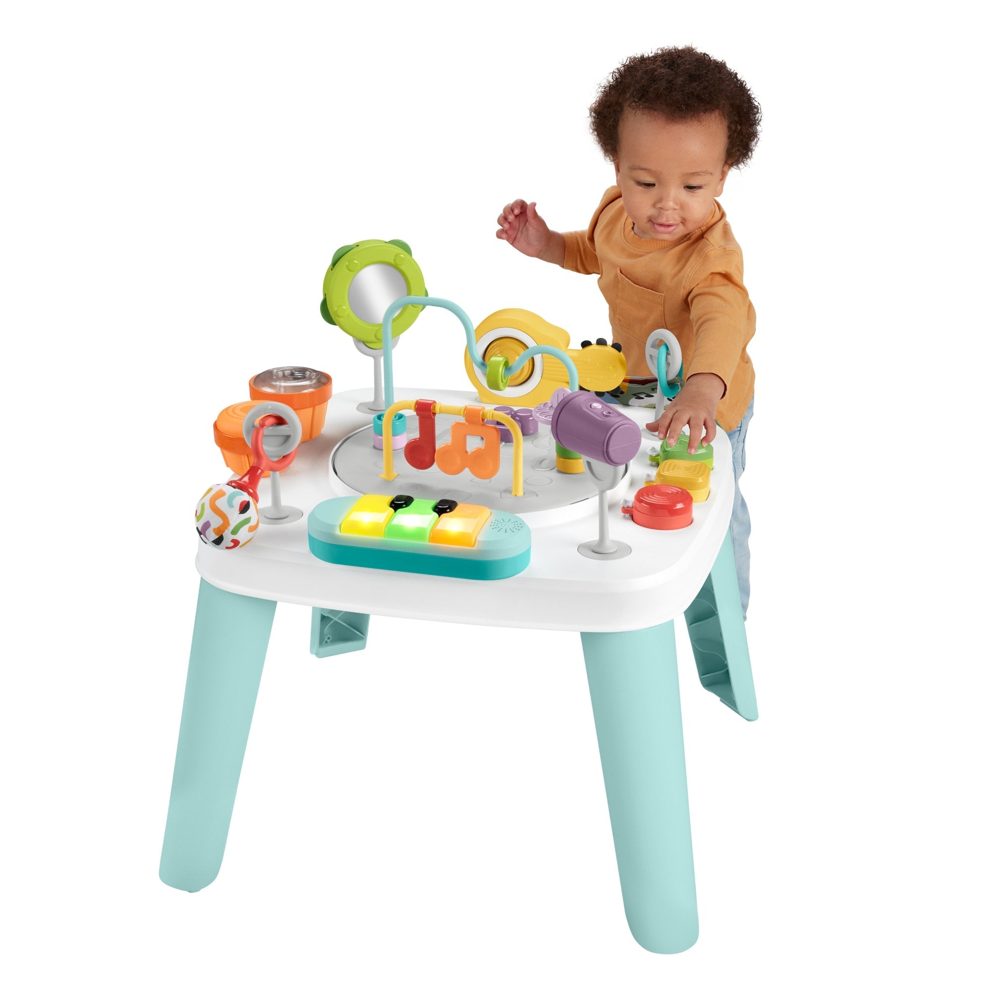 Fisher-Price Baby Brinquedo para Bebês Centro de Atividades Sucesso Musical 3 em 1