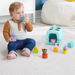 Fisher-Price Brinquedo para Bebês Meus Blocos de Animais de Estimação