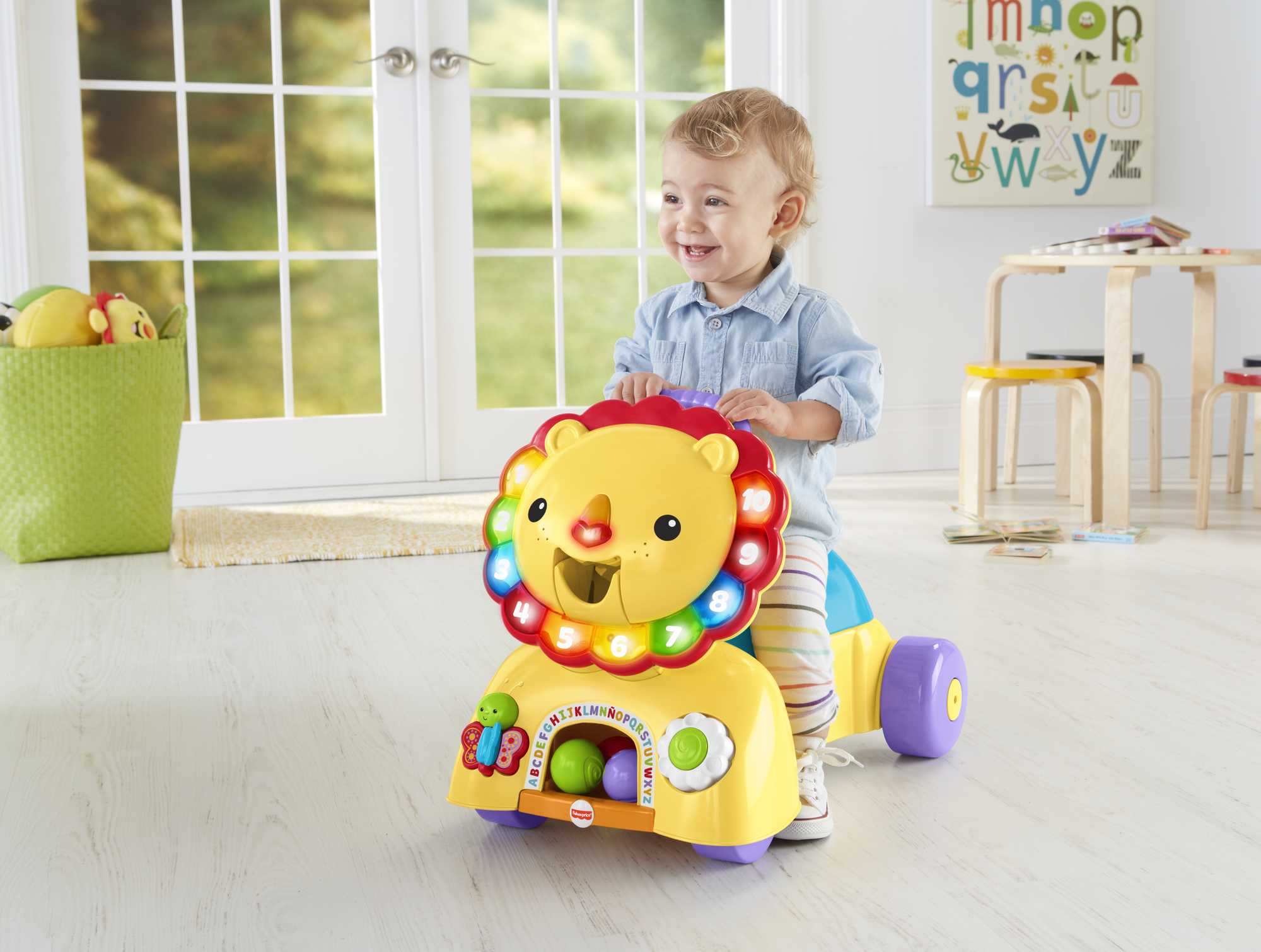 Fisher-Price Andadera para Bebés León Camina Conmigo