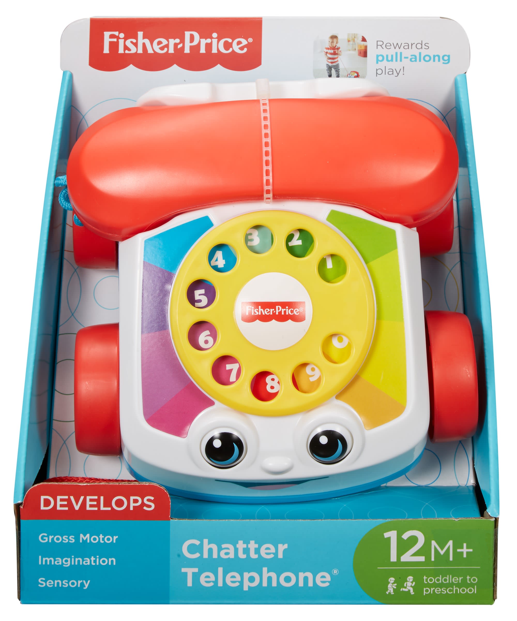 Fisher-Price Chatter Telephone, Baby And Toddler Pull Toy